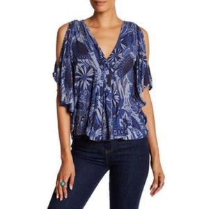 Free People Ivory Combo Blouse (limited color)
